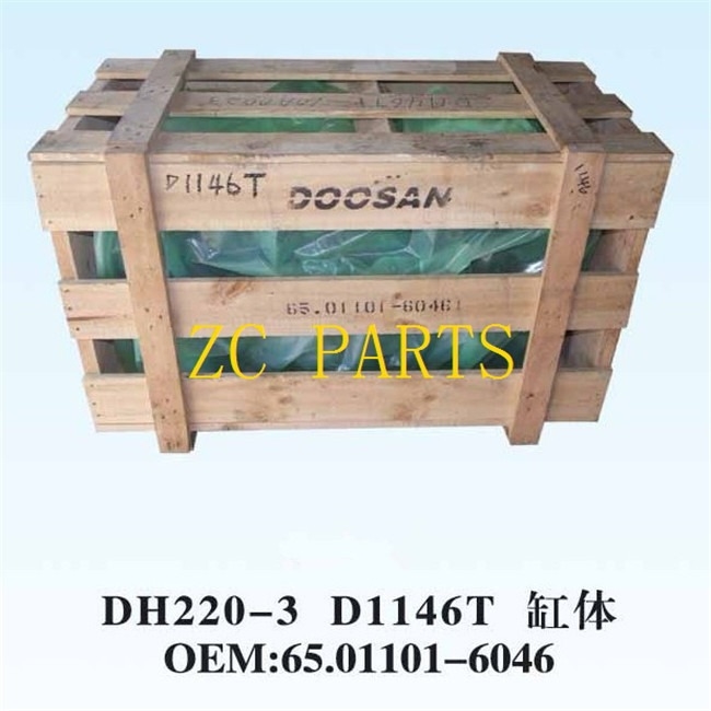 65.01101-6046 Bagger Engine Cylinder Block für Daewoo DH200-3 D1146T