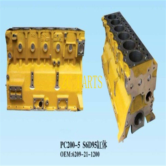 Sitz 6209-21-1100 des Motorzylinder-6D95 des Zylinderblock-6209-21-1200 für PC200-5
